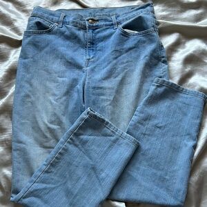 Gloria Vanderbilt Sky Blue Straight Leg Jeans